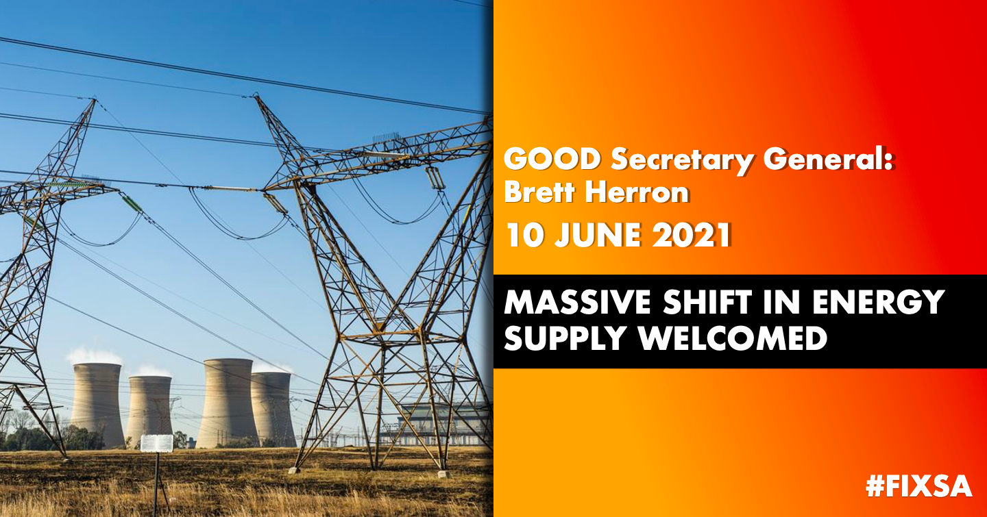 Read more about the article Massive shift in energy supply welcomed