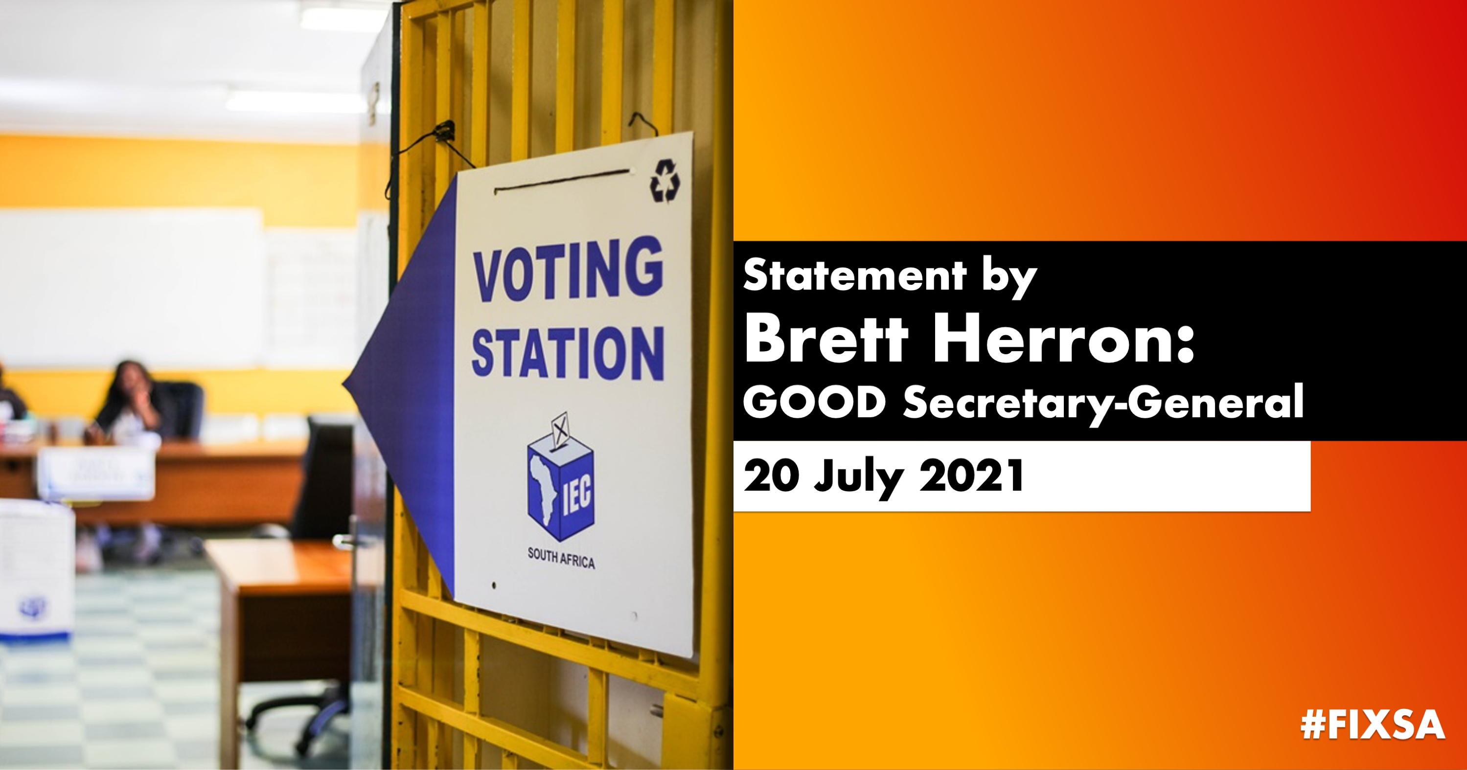 Read more about the article GOOD accepts the recommendations of former Deputy Chief Justice Moseneke